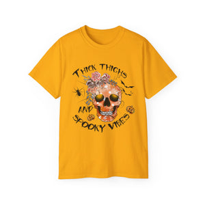 "Thick Thighs, Spooky Vibes" Tee