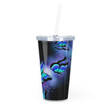 Butterfly Straw Tumbler