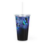 Butterfly Straw Tumbler