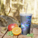 Butterfly Straw Tumbler